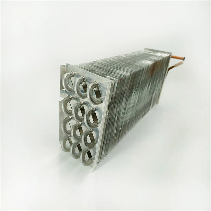 Aluminium Tube Aluminium Fin Show Case Evaporator